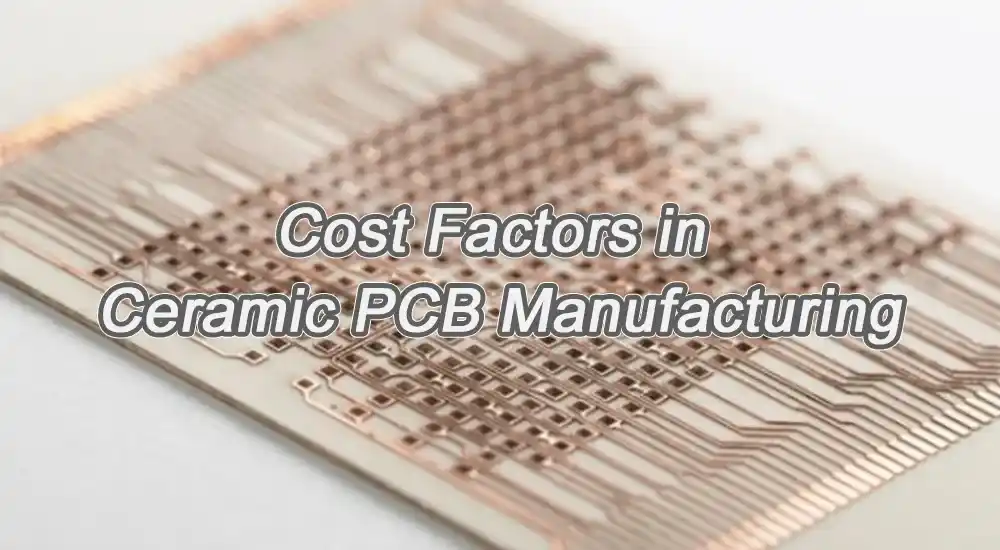 Ceramic PCB Manufacturing Cost Ceramic PCB Manufacturing Cost