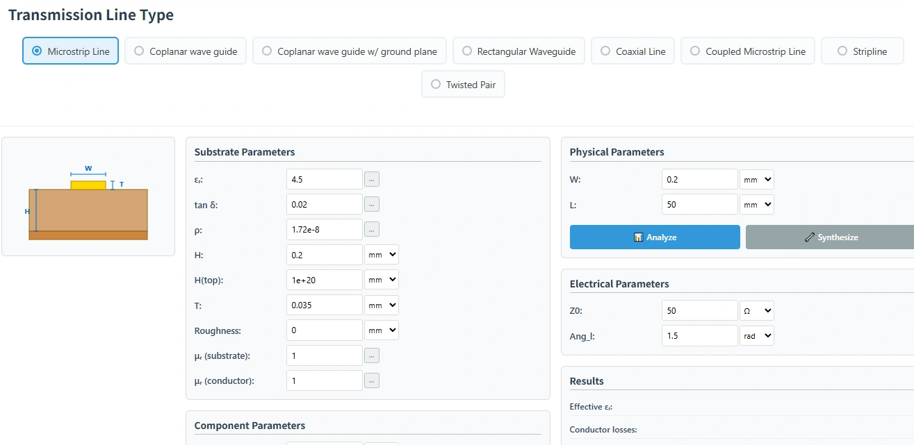 Impedance Calculator